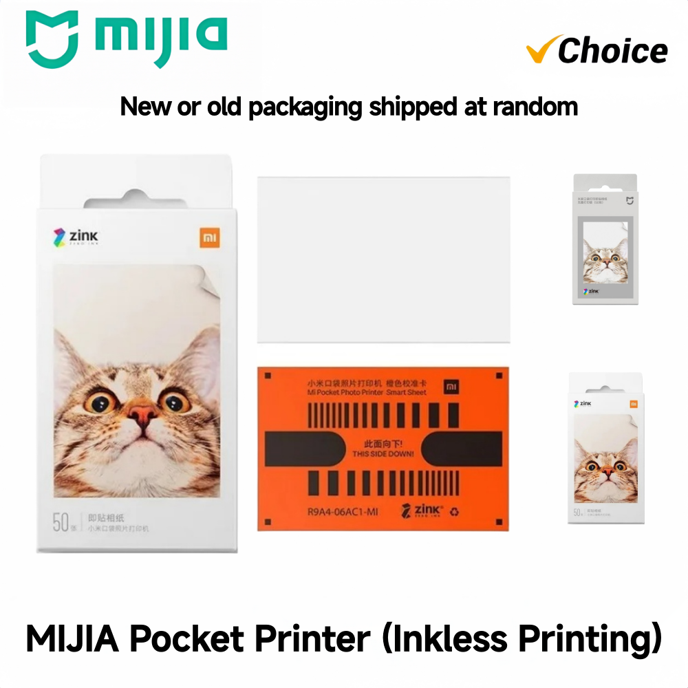 Ink Blotter Paper - Mijia ZINK fotopapier, 3 inch, zelfklevend,