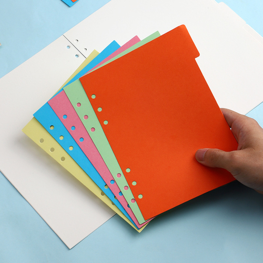 Tab Divider A4 - Indexbladen met tabbladen voor map A4