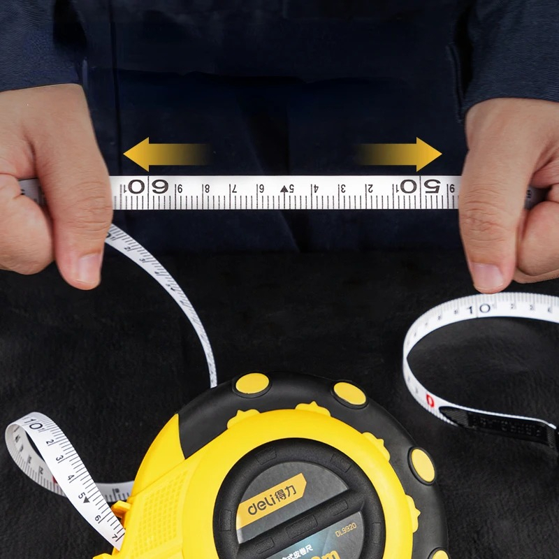 Deli intrekbaar glasvezel meet - Tape Dispenser Weighted recensie en prijs