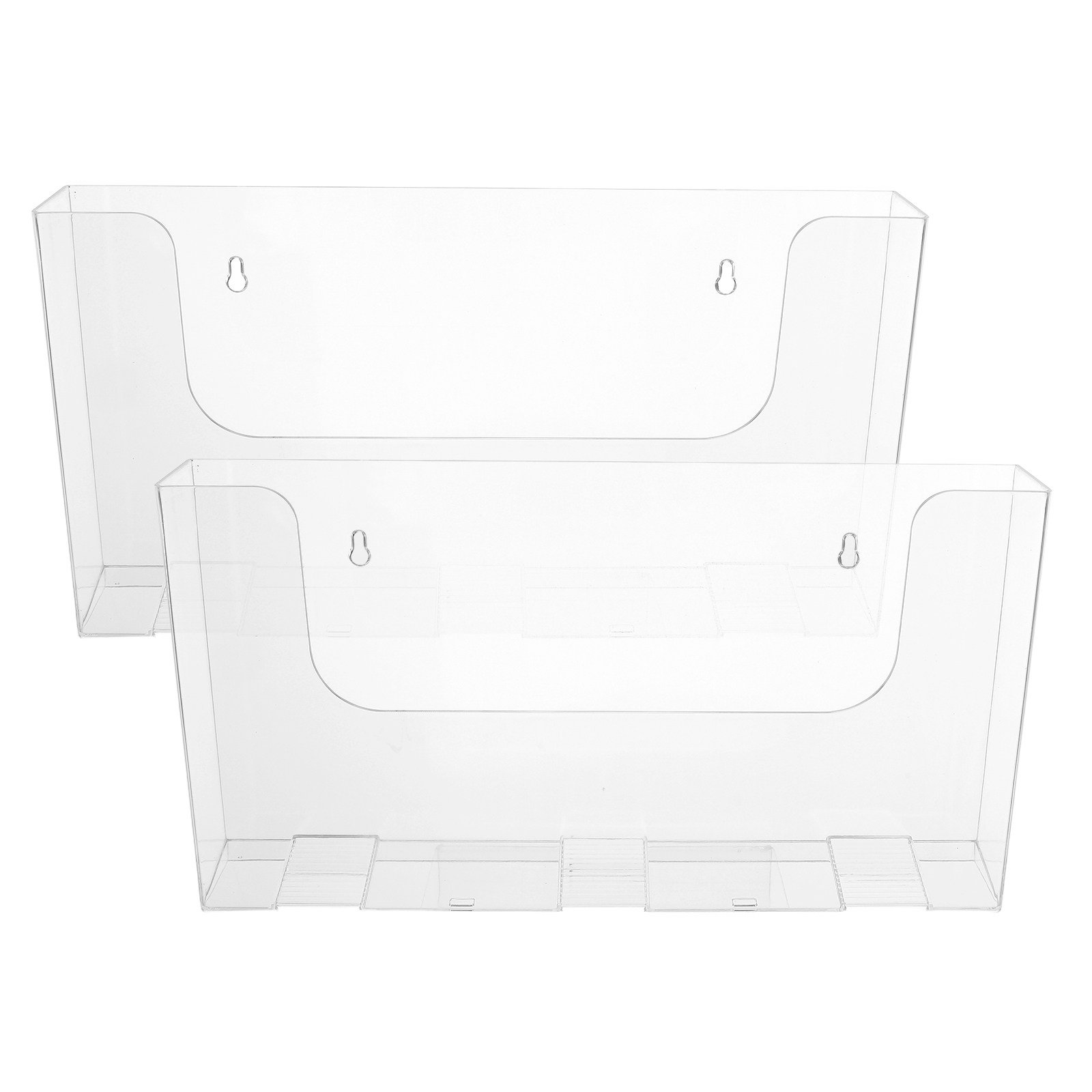 Acryl wandmap, 2 stuks, transp - Magazine Holder Rack recensie en prijs