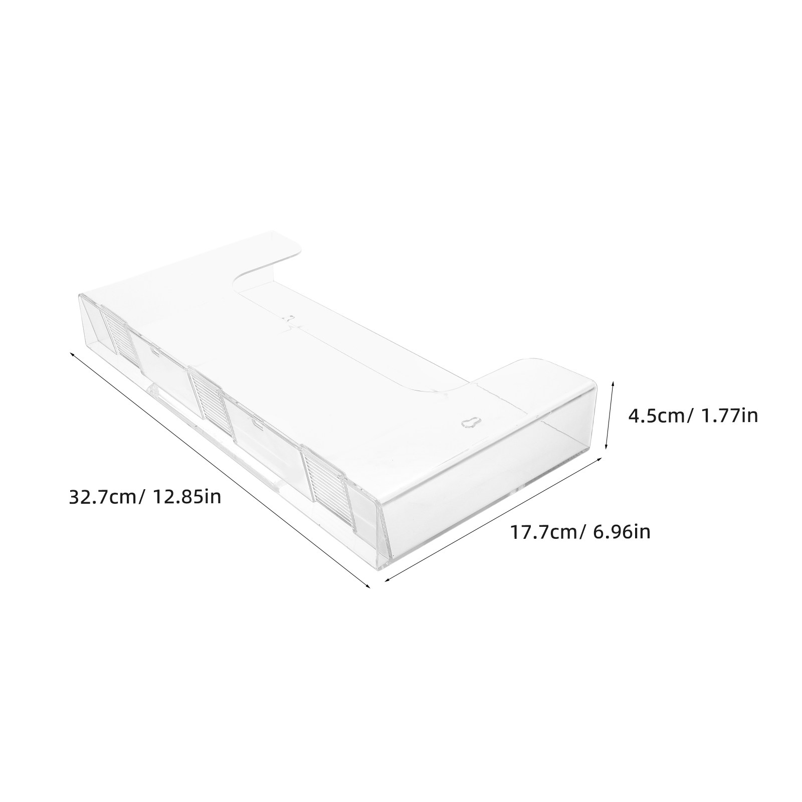 Acryl wandmap, 2 stuks, transp - Magazine Holder Rack recensie en prijs