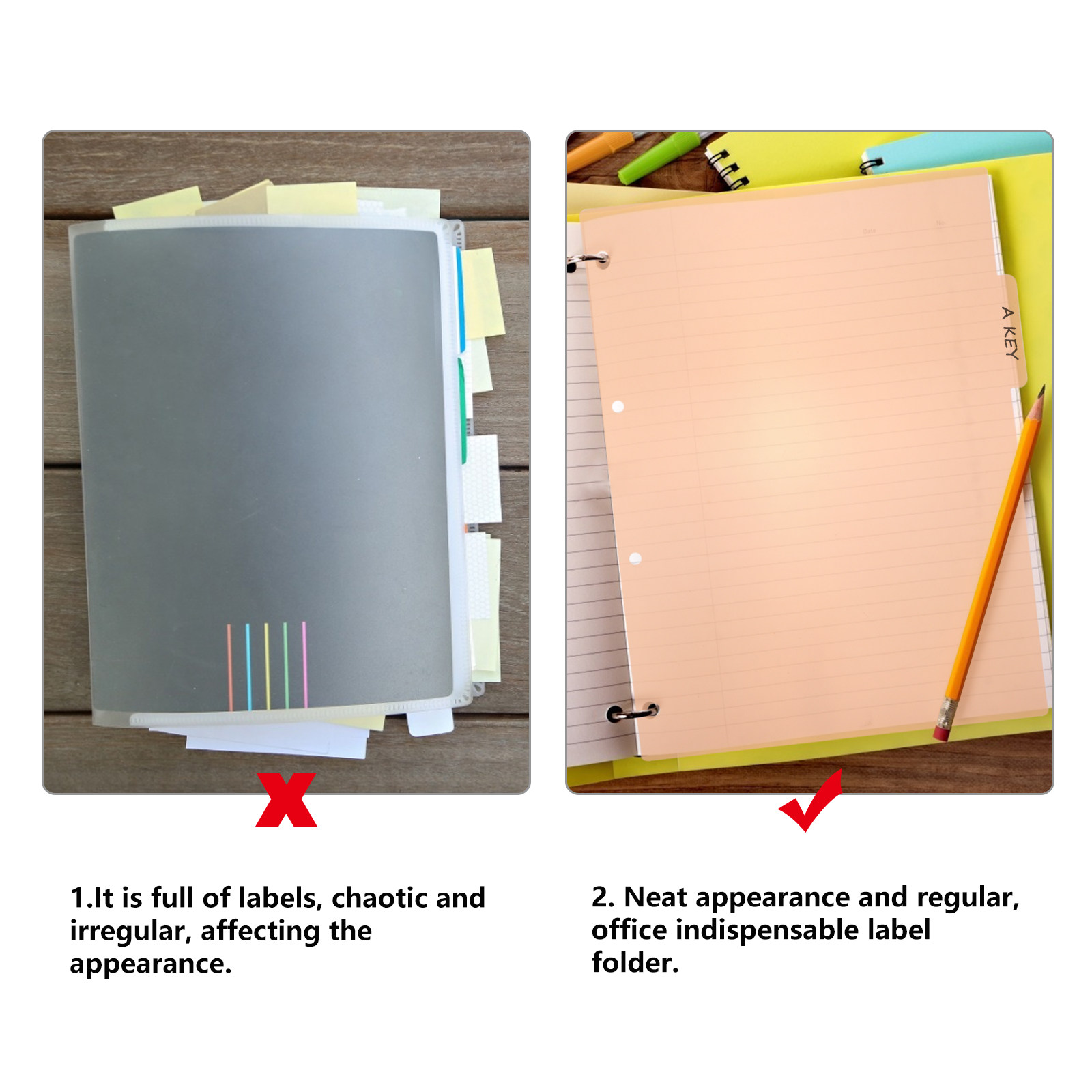 10 stuks professionele plastic - Tab Divider A4 recensie en prijs