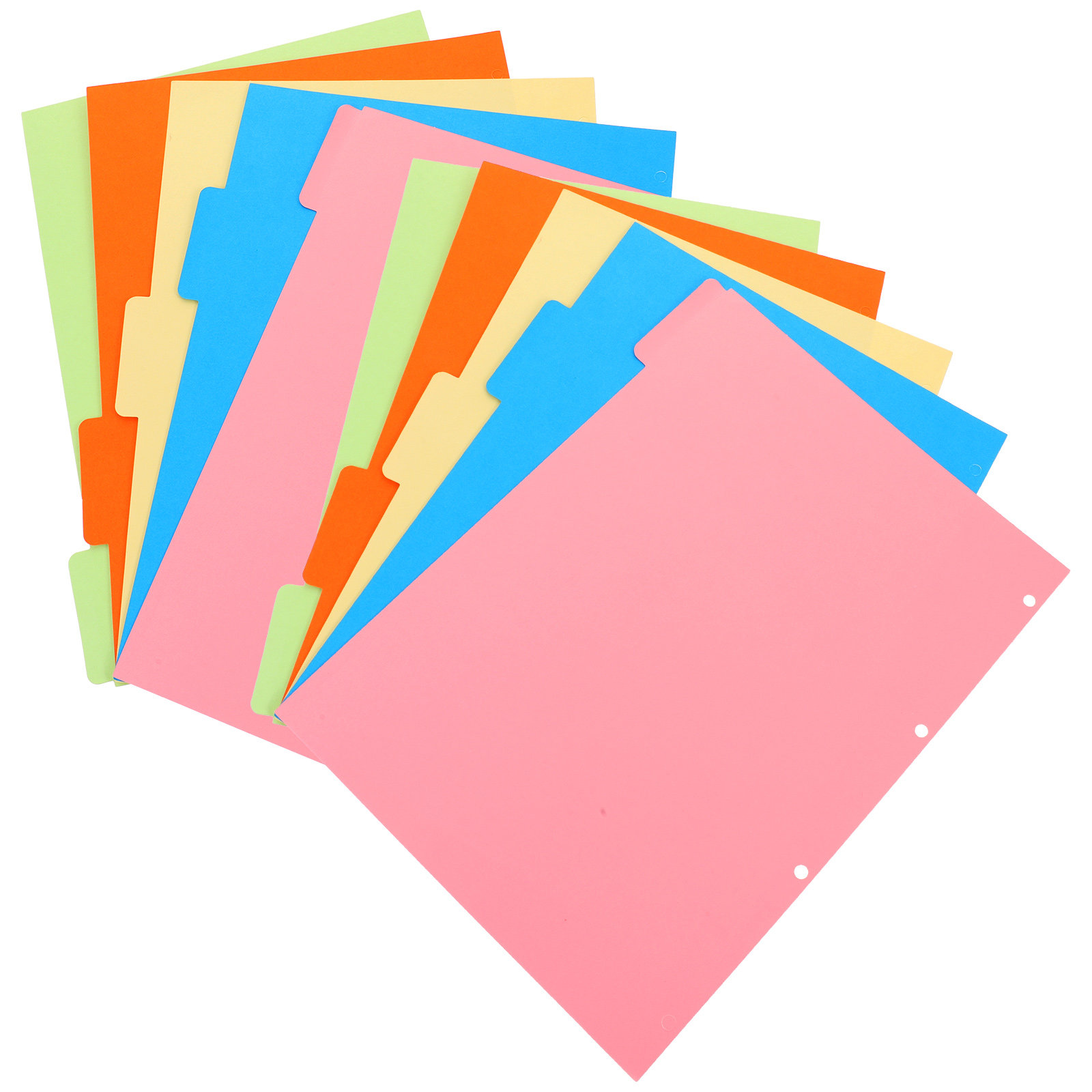 2 sets gekleurde scheidingsbla - Tab Divider A4 recensie en prijs
