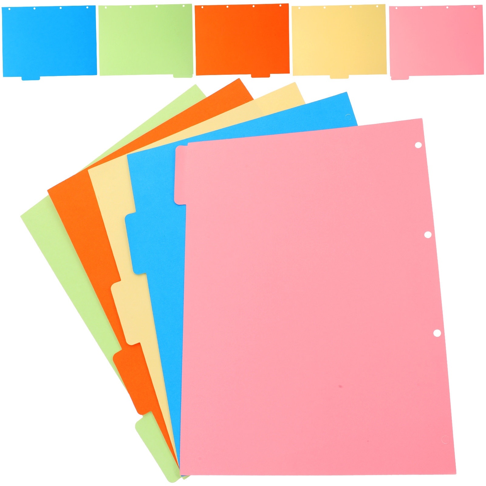 2 sets gekleurde scheidingsbla - Tab Divider A4 recensie en prijs