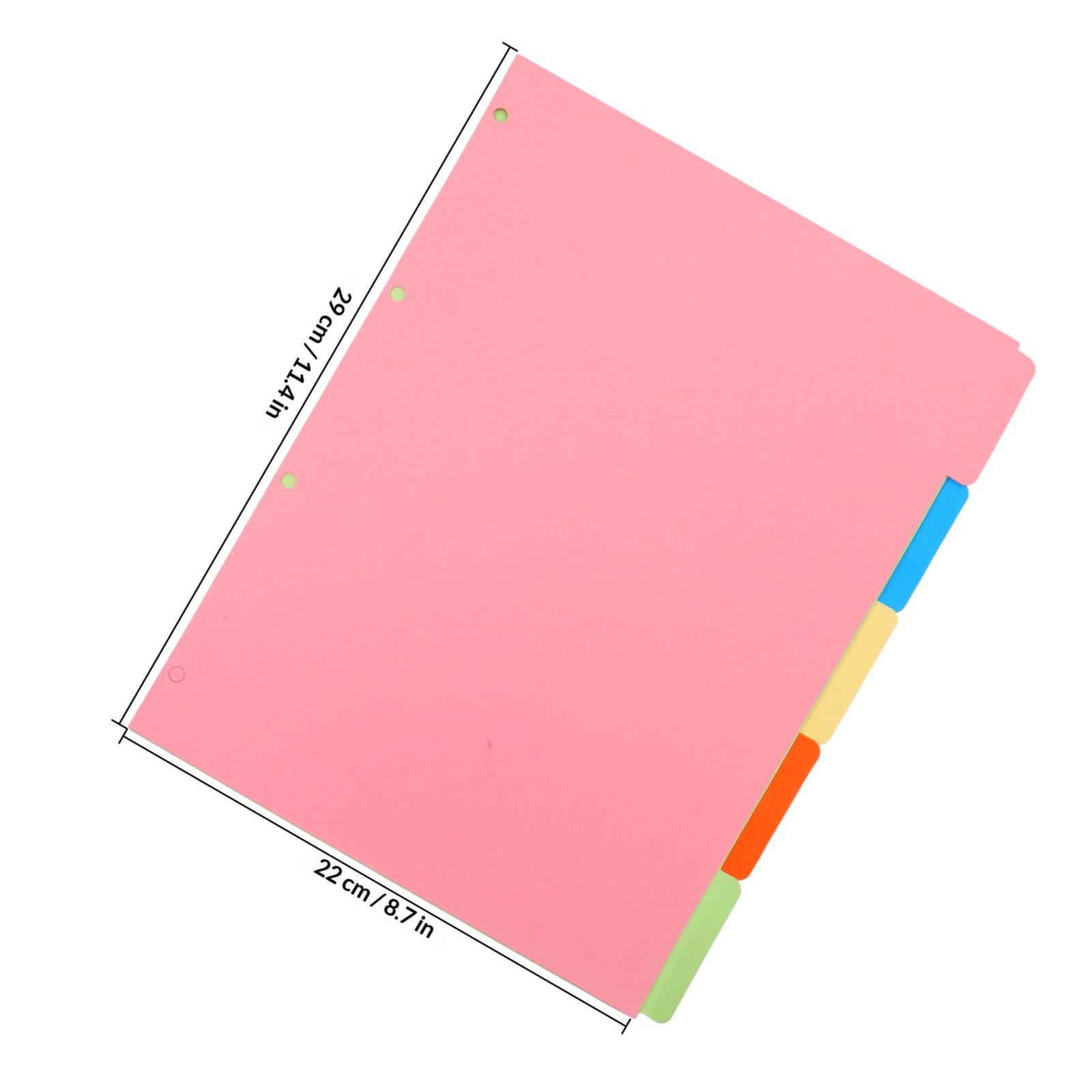 2 sets gekleurde scheidingsbla - Tab Divider A4 recensie en prijs