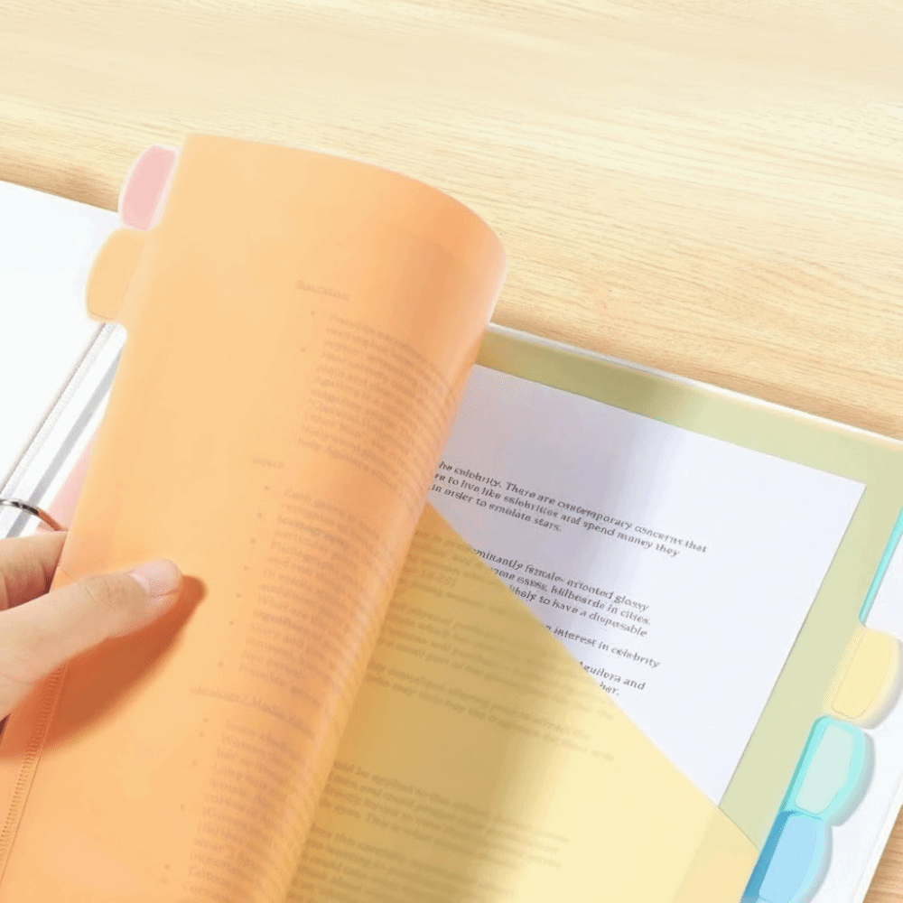 8 stuks A4 pastelkleurige sche - Tab Divider A4 recensie en prijs