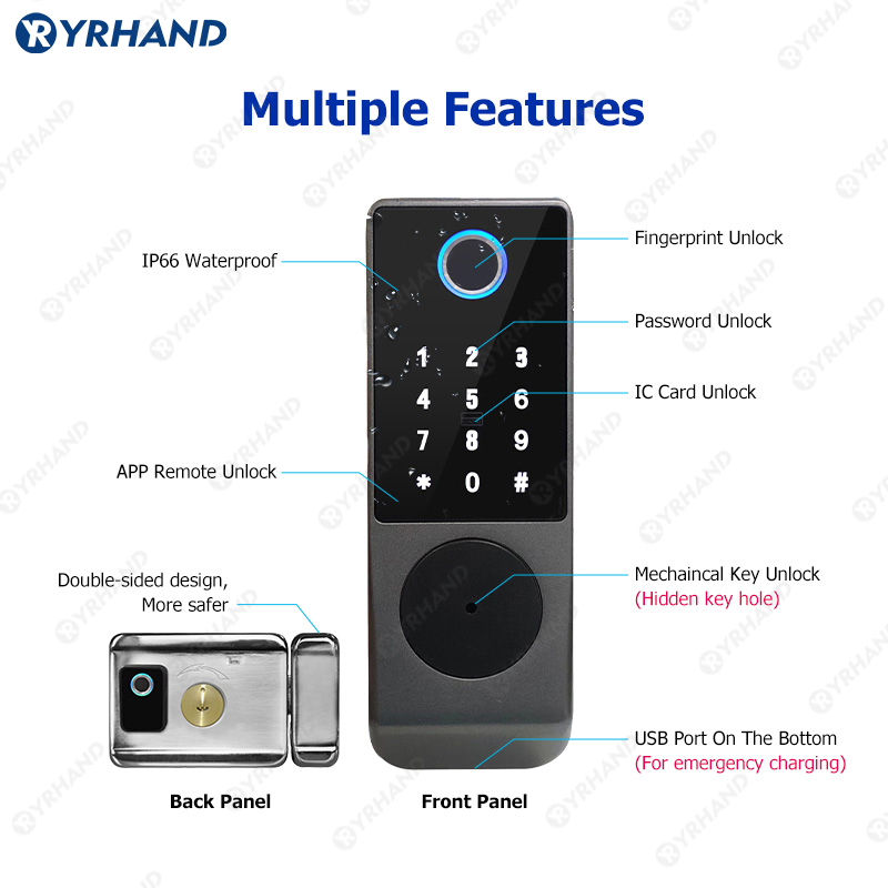 Tuya Smart Lock Waterdichte Wi - Letter Opener Brass recensie en prijs